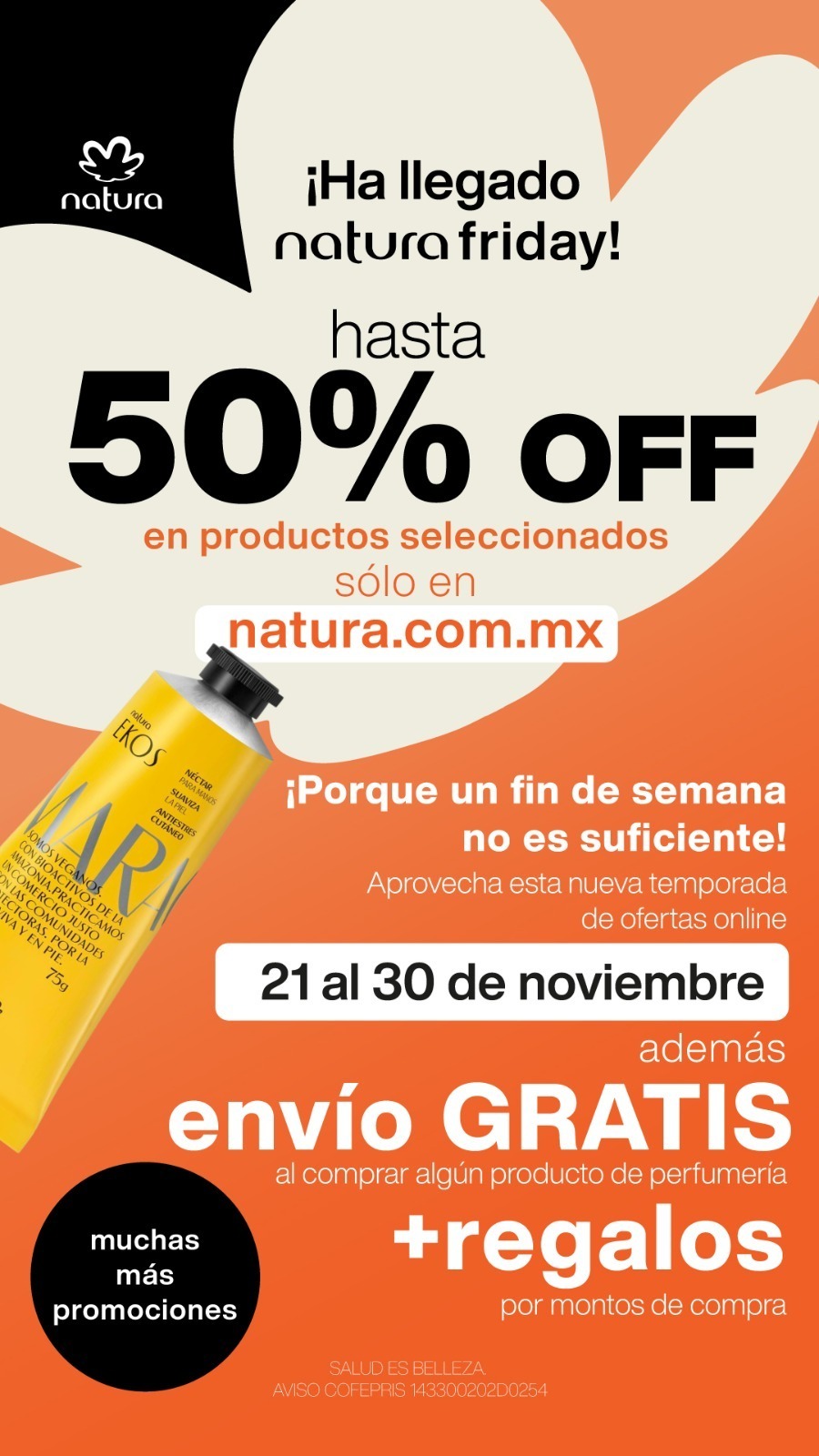 Cupón Natura MX Septiembre 2024 | ️ ¡50% OFF Perfumería!