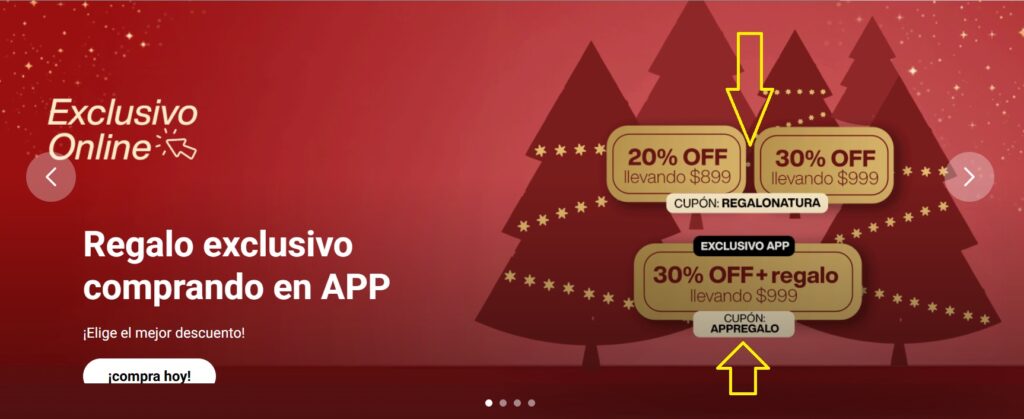 Cupones Regalos Natura Black Friday 2025